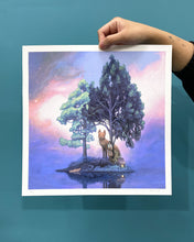 Amy Sol "Hideaway" Hand-Embellished Print