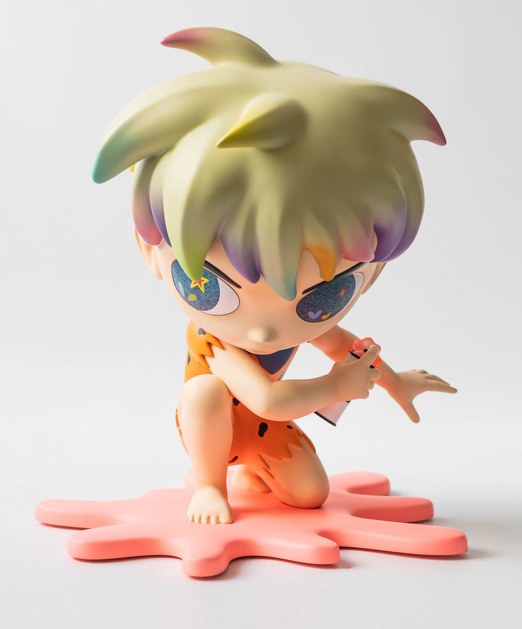 RYOL (aka Ryo Laksamana) “This My Stone Age Mark” Red Edition Sculpture