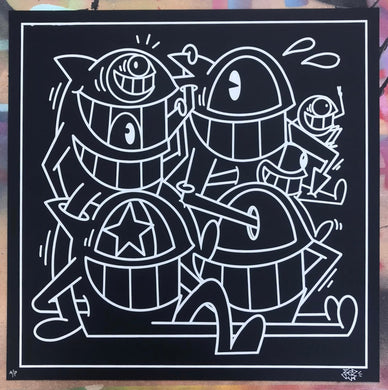 PEZ “Connected Crew” White on Black Edition -  - Collectables