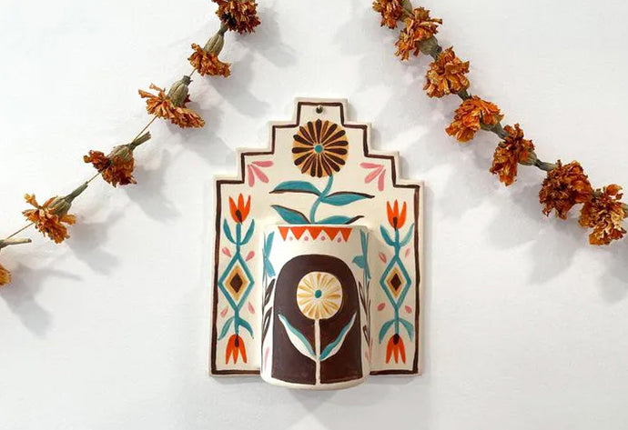 Corinne Lent “Folk Casita Wall Vase”