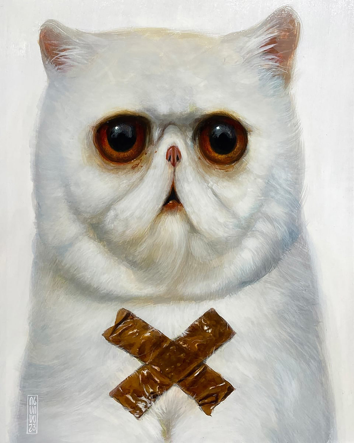 Jesus Aguado “Cat with Packing Tape”