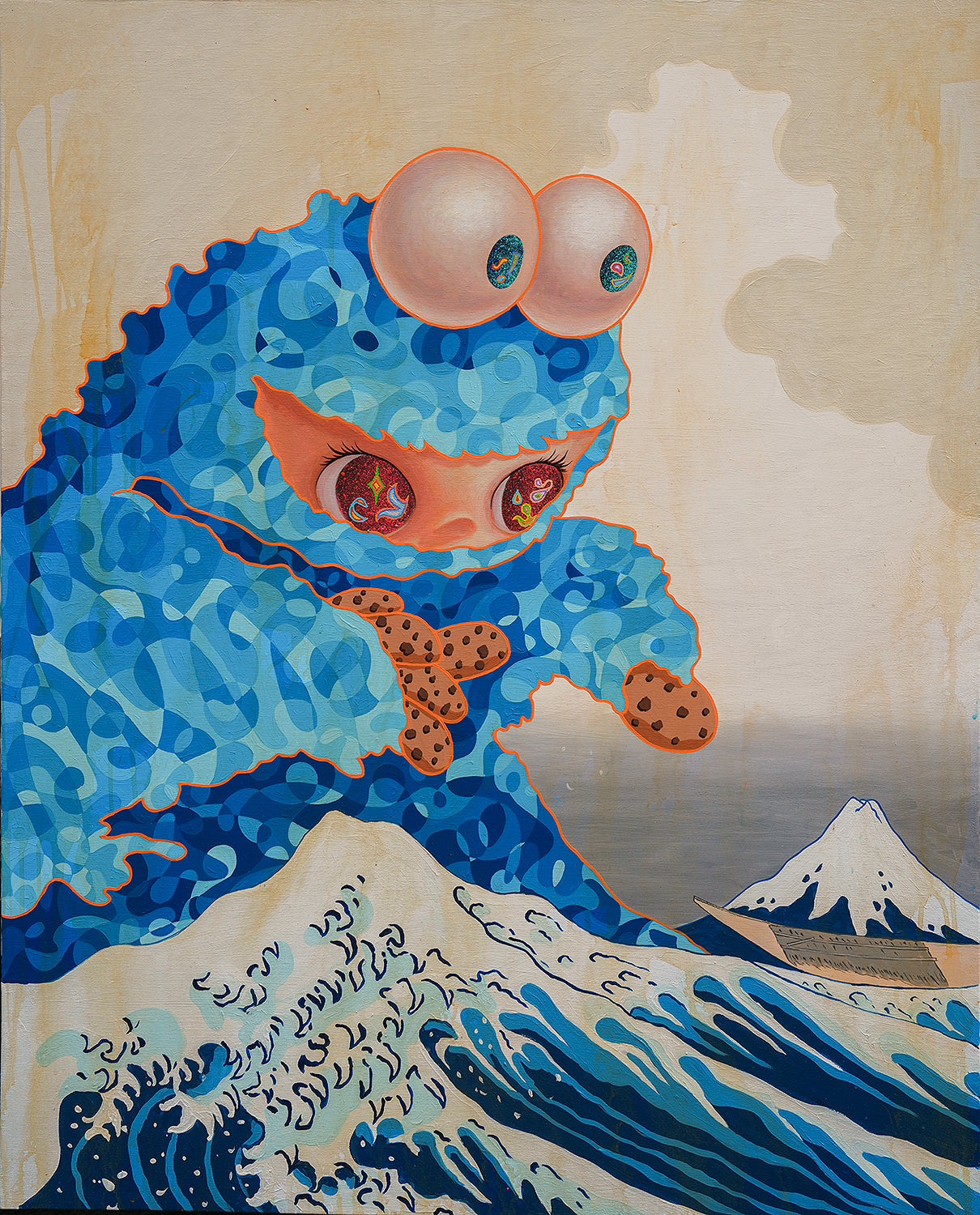 RYOL (aka Ryo Laksamana) “The Great Cookie Monster Off Kanagawa”