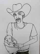 Spenser Little "Cowboy Dave Holding Ren"