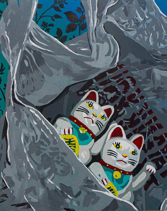 Willis Salomon “Lucky Cats in the Bag”