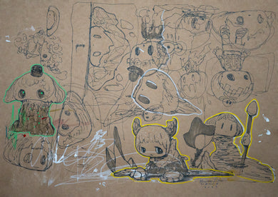 Yosuke Ueno - Drawing 2022 #52(Positive Energy) -  - Originals